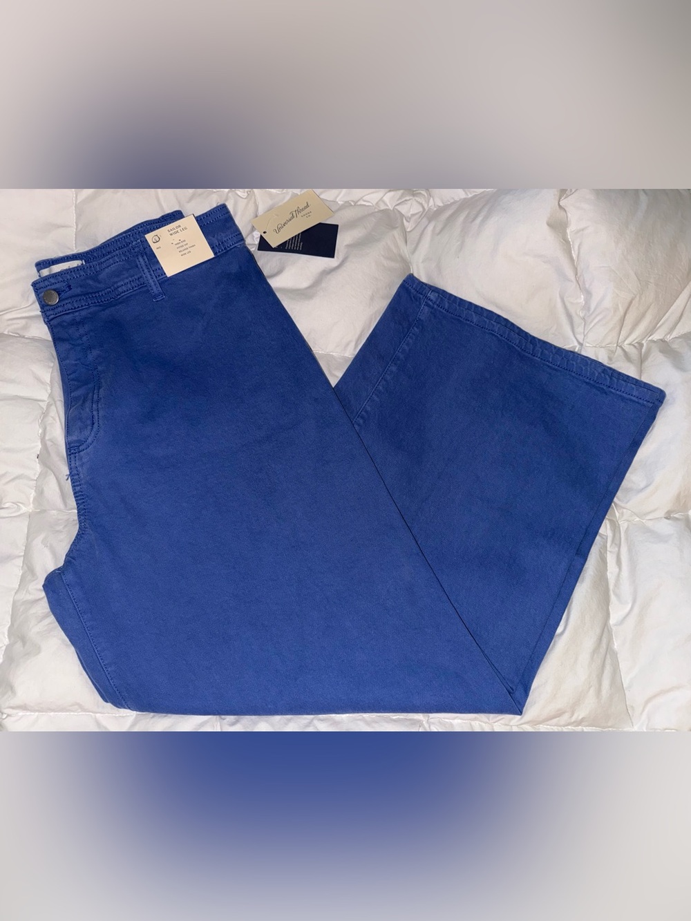 Size 12 Blue Universal Thread Sailor Pant Smaller Waist Big Bum/Legs